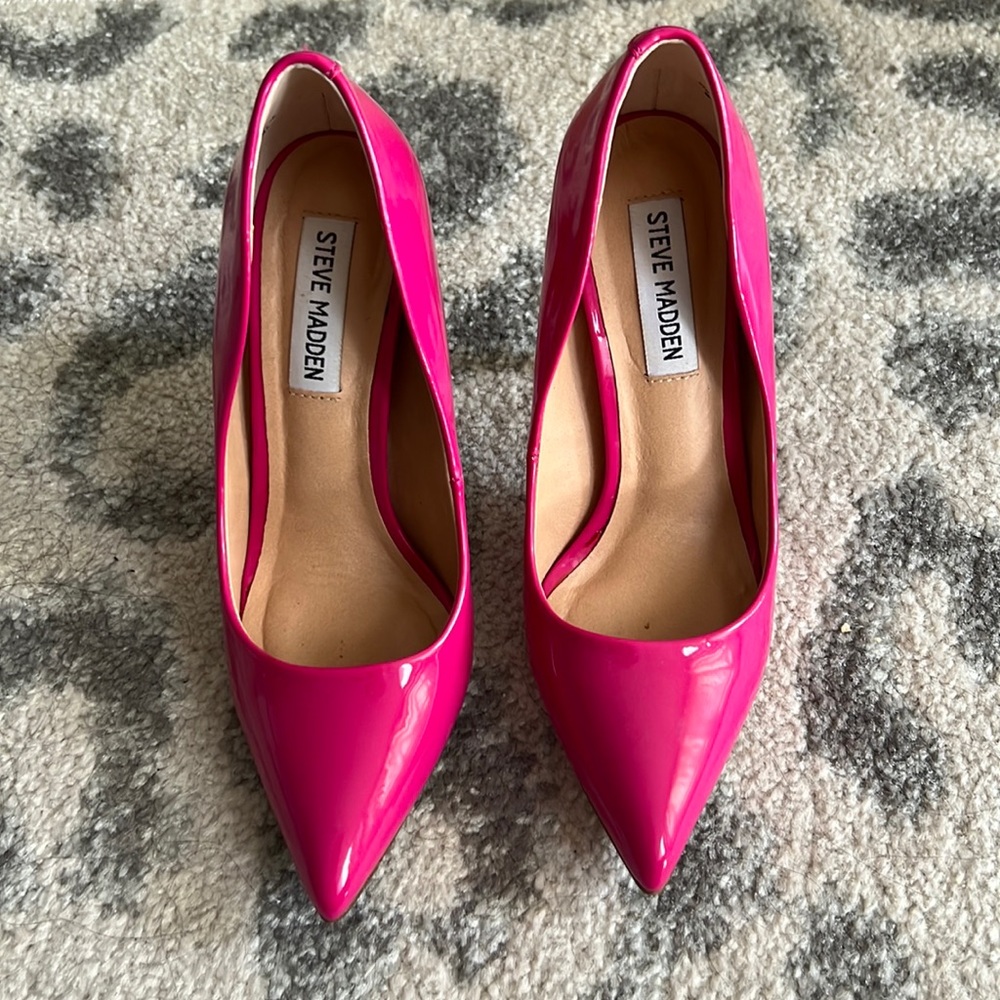 Hot Pink Steve Madden Stilleto Pumps
